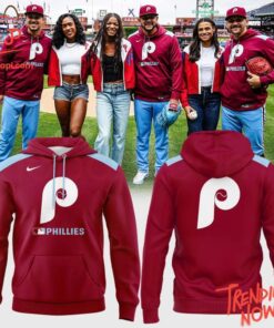 3D graphic 1 Philadelphia Phillies Old Logo Hoodie with bold design