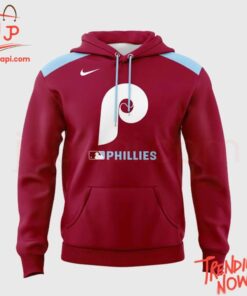 3D graphic 2 Philadelphia Phillies Old Logo Hoodie with bold design
