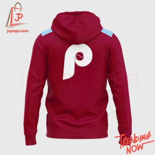 3D graphic 3 Philadelphia Phillies Old Logo Hoodie with bold design