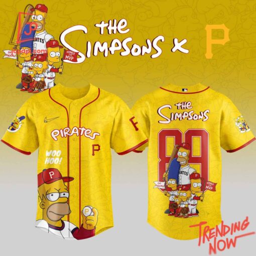 High-quality product with unique design – Pittsburgh Pirates The Simpsons Jersey