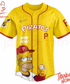High-quality product with unique design – Pittsburgh Pirates The Simpsons Jersey