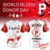 High-quality product with unique design – Pittsburgh Pirates World Blood Donor Day Jersey