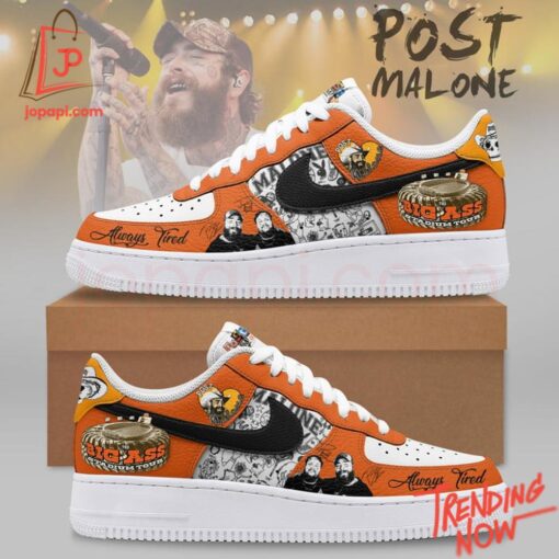 Bold and stylish casual wear – Post Malone Always Tired Air Force Shoes