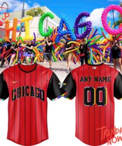 Bold and stylish casual wear – Pride Chicago White Sox Lgbt Baseball Jersey