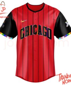 Bold and stylish casual wear – Pride Chicago White Sox Lgbt Baseball Jersey