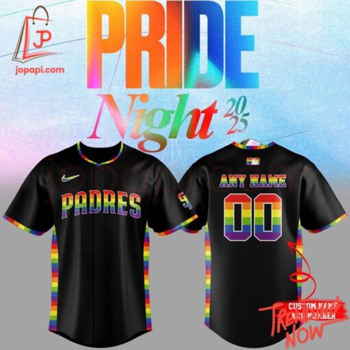 Bold and stylish casual wear – San Diego Padres Lgbt Pride Night Jersey