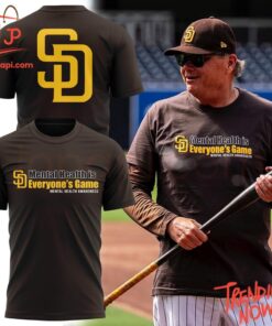 Bold and stylish casual wear – San Diego Padres Mental Health Awareness Hoodie