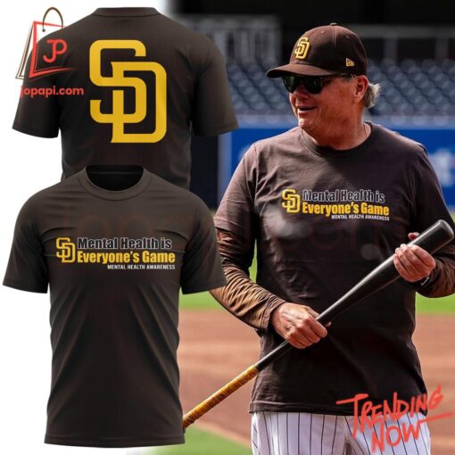 Bold and stylish casual wear – San Diego Padres Mental Health Awareness Hoodie