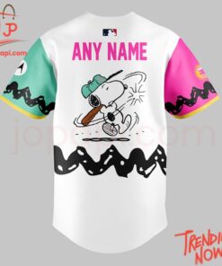 High-quality product with unique design – San Diego Padres X Peanuts Night Jersey