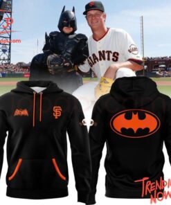 3D graphic 1 San Francisco Giants Batman Hoodie with bold design