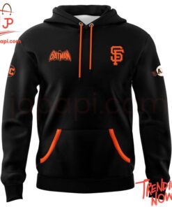 3D graphic 2 San Francisco Giants Batman Hoodie with bold design
