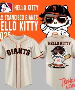 High-quality product with unique design – San Francisco Giants Hello Kitty Night Jersey