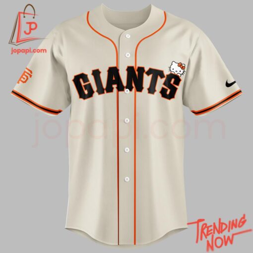 High-quality product with unique design – San Francisco Giants Hello Kitty Night Jersey