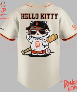 High-quality product with unique design – San Francisco Giants Hello Kitty Night Jersey