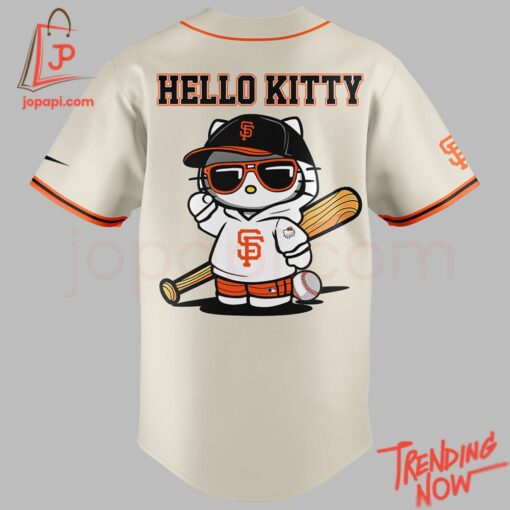 High-quality product with unique design – San Francisco Giants Hello Kitty Night Jersey