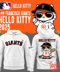 High-quality product with unique design – San Francisco Giants Hello Kitty Night Shirt