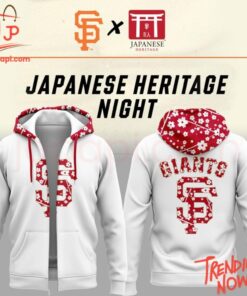 Make every step count with 1 San Francisco Giants Japanese Heritage Hoodie.