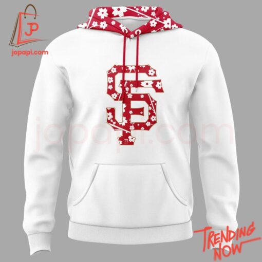 Make every step count with 5 San Francisco Giants Japanese Heritage Hoodie.