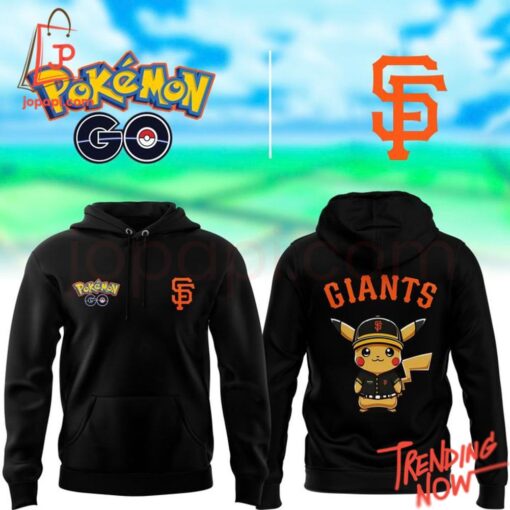 Stylish and comfortable printed clothing – San Francisco Giants Pikachu Pokemon Hoodie