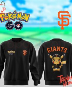 Stylish and comfortable printed clothing – San Francisco Giants Pikachu Pokemon Hoodie