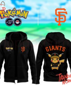 Stylish and comfortable printed clothing – San Francisco Giants Pikachu Pokemon Hoodie