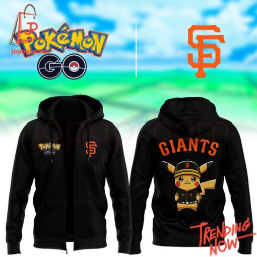 Stylish and comfortable printed clothing – San Francisco Giants Pikachu Pokemon Hoodie