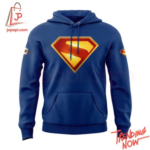 3D graphic 2 San Francisco Giants Superman Night Hero Hoodie with bold design