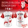 High-quality product with unique design – San Francisco Giants World Blood Donor Day Jersey