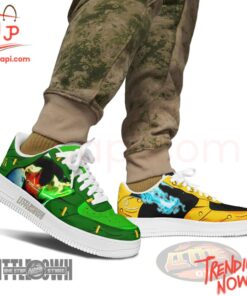 High-quality product with unique design – Sanji X Zoro One Piece Air Force Shoes