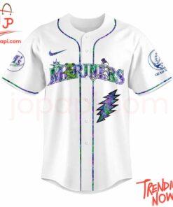 Bold and stylish casual wear – Seattle Mariners Grateful Dead Night Jersey