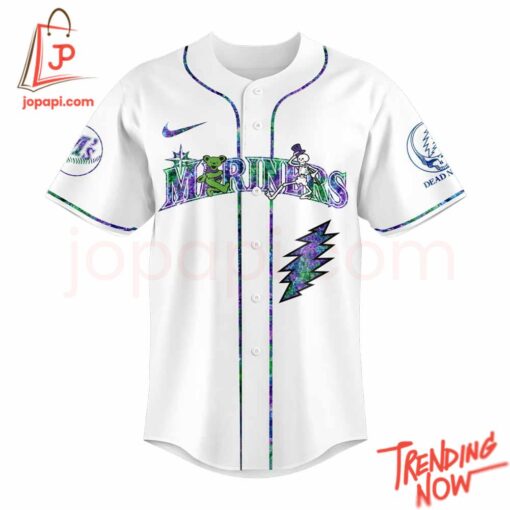 Bold and stylish casual wear – Seattle Mariners Grateful Dead Night Jersey