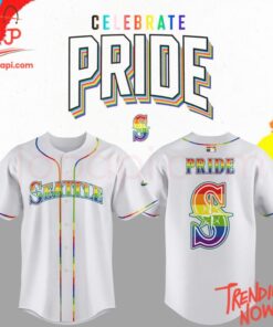 Bold and stylish casual wear – Seattle Mariners Lgbt Pride Night Jersey