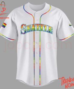 Bold and stylish casual wear – Seattle Mariners Lgbt Pride Night Jersey