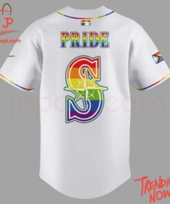 Bold and stylish casual wear – Seattle Mariners Lgbt Pride Night Jersey