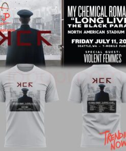High-quality product with unique design – Seattle Mariners Mcr Long Live The Black Parade Tour Shirt