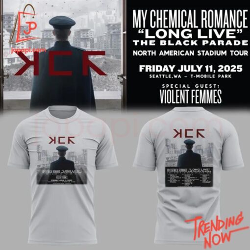High-quality product with unique design – Seattle Mariners Mcr Long Live The Black Parade Tour Shirt