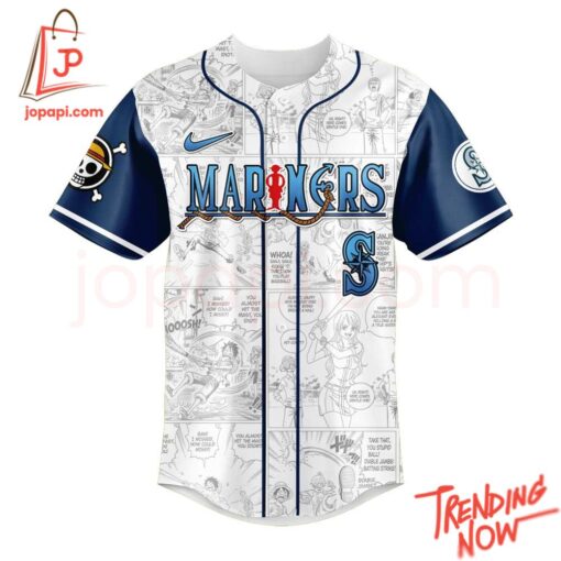 High-quality product with unique design – Seattle Mariners One Piece Night Game Jersey
