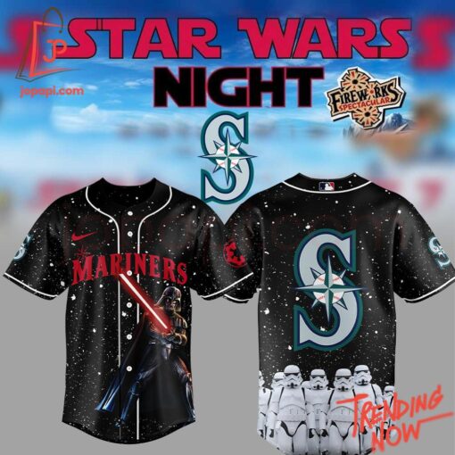 Bold and stylish casual wear – Seattle Mariners Star Wars Baseball Jersey