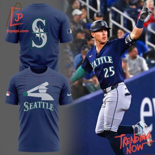 Bold and stylish casual wear – Seattle Mariners Stickman Shirt