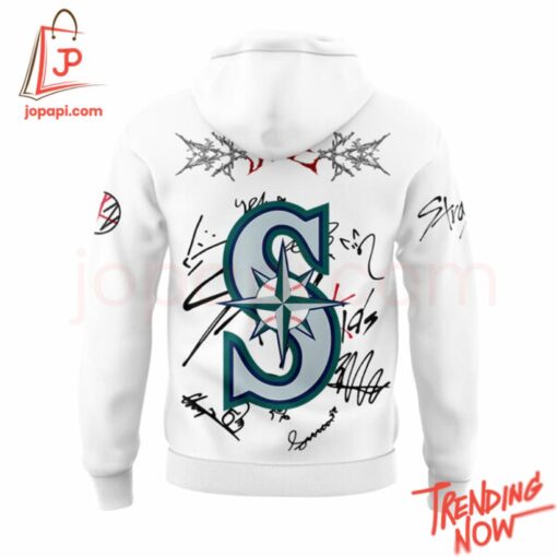 Bold and stylish casual wear – Seattle Mariners Stray Kids Ate Show Signature Hoodie