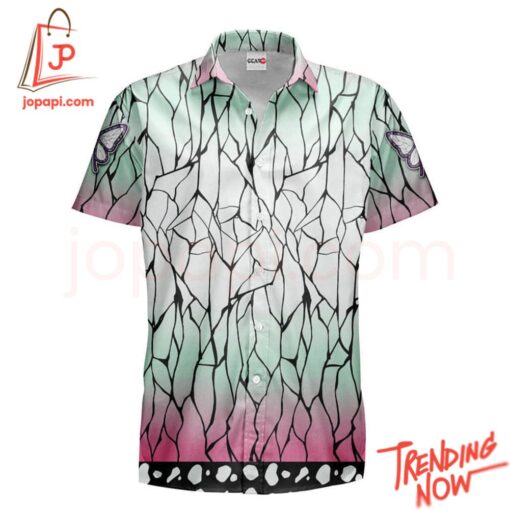 High-quality product with unique design – Shinobu Kocho Demon Slayer Hawaiian Shirt