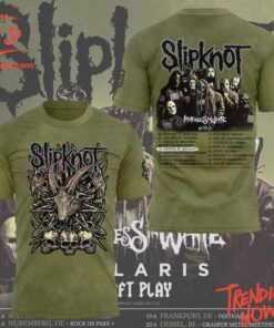 Stylish and comfortable printed clothing – Slipknot Europe Tour To Germany Shirt