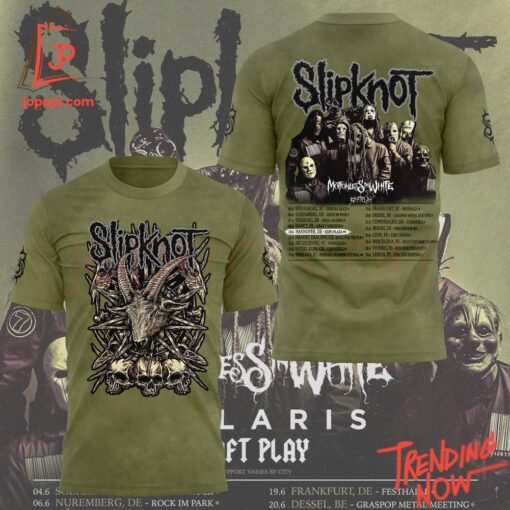 Stylish and comfortable printed clothing – Slipknot Europe Tour To Germany Shirt