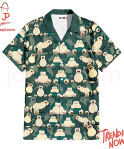 High-quality product with unique design – Snorlax Pokemon Hawaiian Shirt
