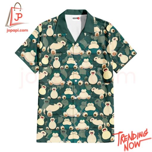 High-quality product with unique design – Snorlax Pokemon Hawaiian Shirt