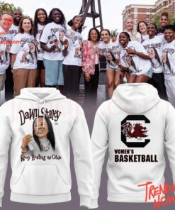 High-quality casual wear featuring custom artwork – South Carolina Women Basketball Dawn Staley Keep Beating The Odds Hoodie