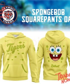 Make every step count with 4 Spongebob Squarepants Day Detroit Tigers Shirt.