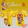 High-quality product with unique design – St Louis Cardinals The Simpsons Baseball Jersey