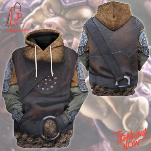 High-quality product with unique design – Star Wars Gamorreans Cosplay Costume Hoodie