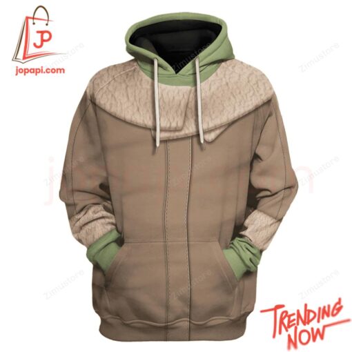 High-quality product with unique design – Star Wars Grogu Cosplay Costume Hoodie